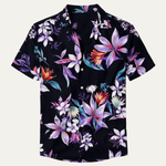 The Silverhill Ridge Men’s Summer Tropical Coconut Print Hawaiian Beach Shirt