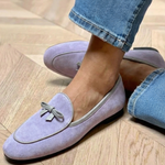 Geneviève - Chic Bow-Embellished Flat Shoes – view 3