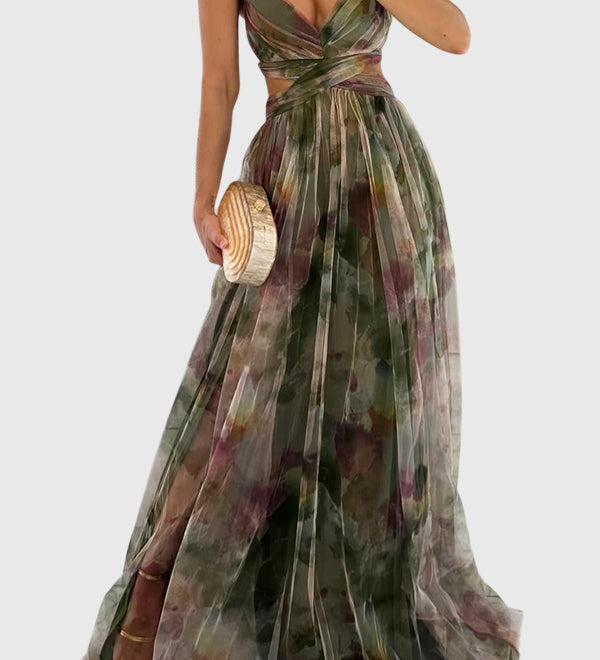 Caroline | Floral Maxi Dress – view 5