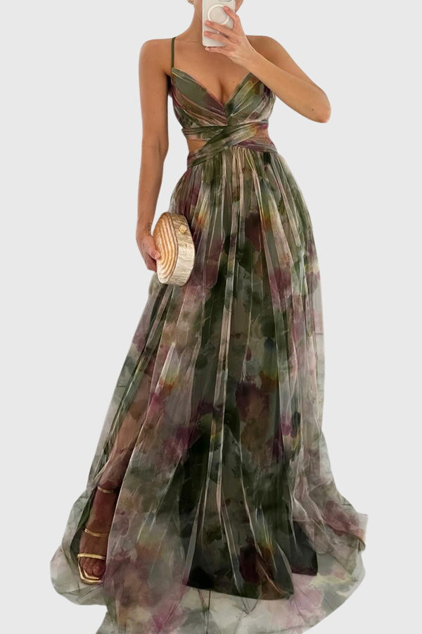 Caroline | Floral Maxi Dress – view 5