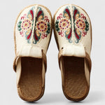 Marousse | Comfortable Floral Mules Handmade – view 2