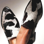 Becca - Cow Pattern Footwear – view 2