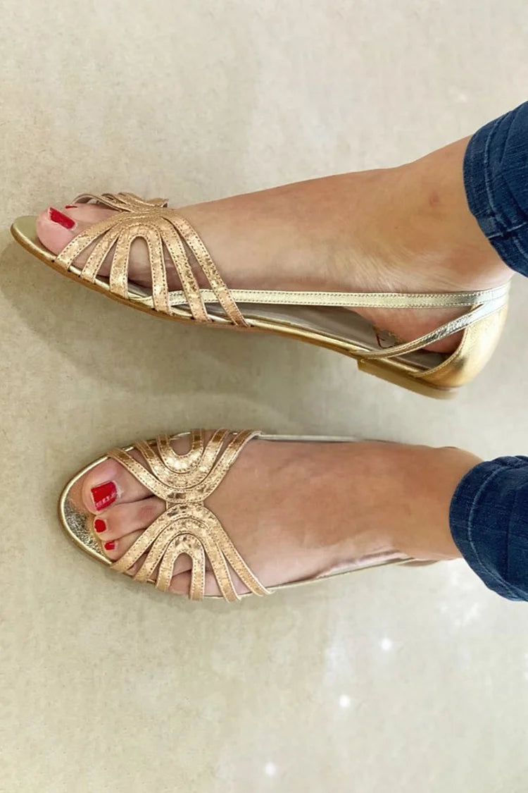 Eleonora | Golden Sandals Summer Light – view 2