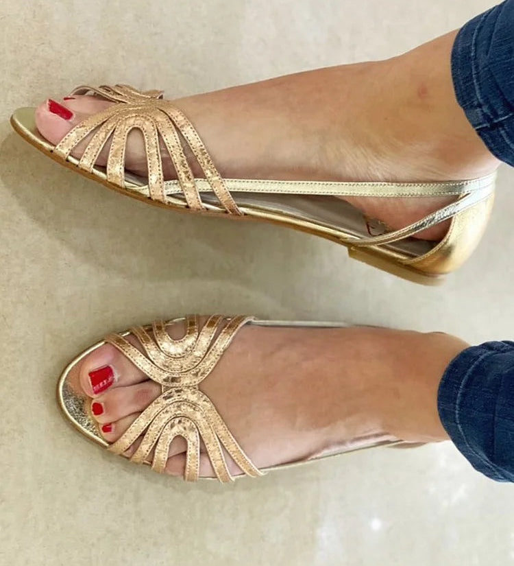 Eleonora | Golden Sandals Summer Light – view 2
