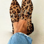 Gia - Chic Leopard Print Loafers – view 2