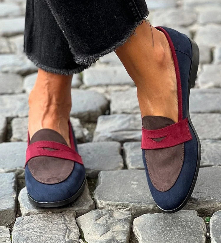 Sylvie - Chic Two-Tone Moccasin – view 2