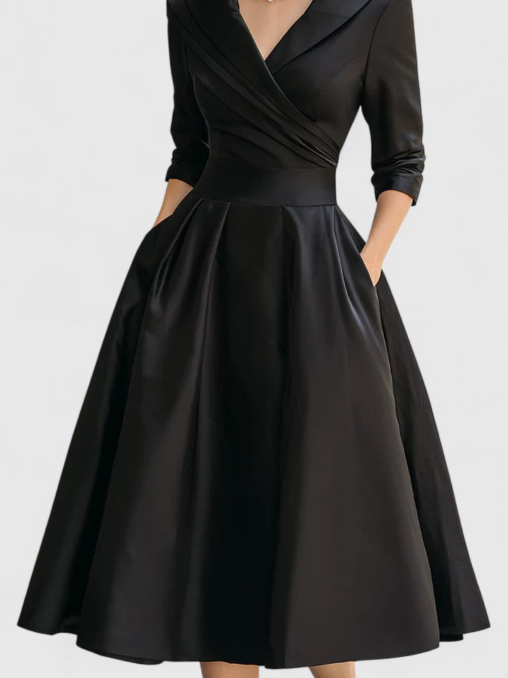Yan | Elegant Midi Dress – view 3
