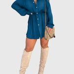 Sylvie | Elegant Pinafore Dress – view 8