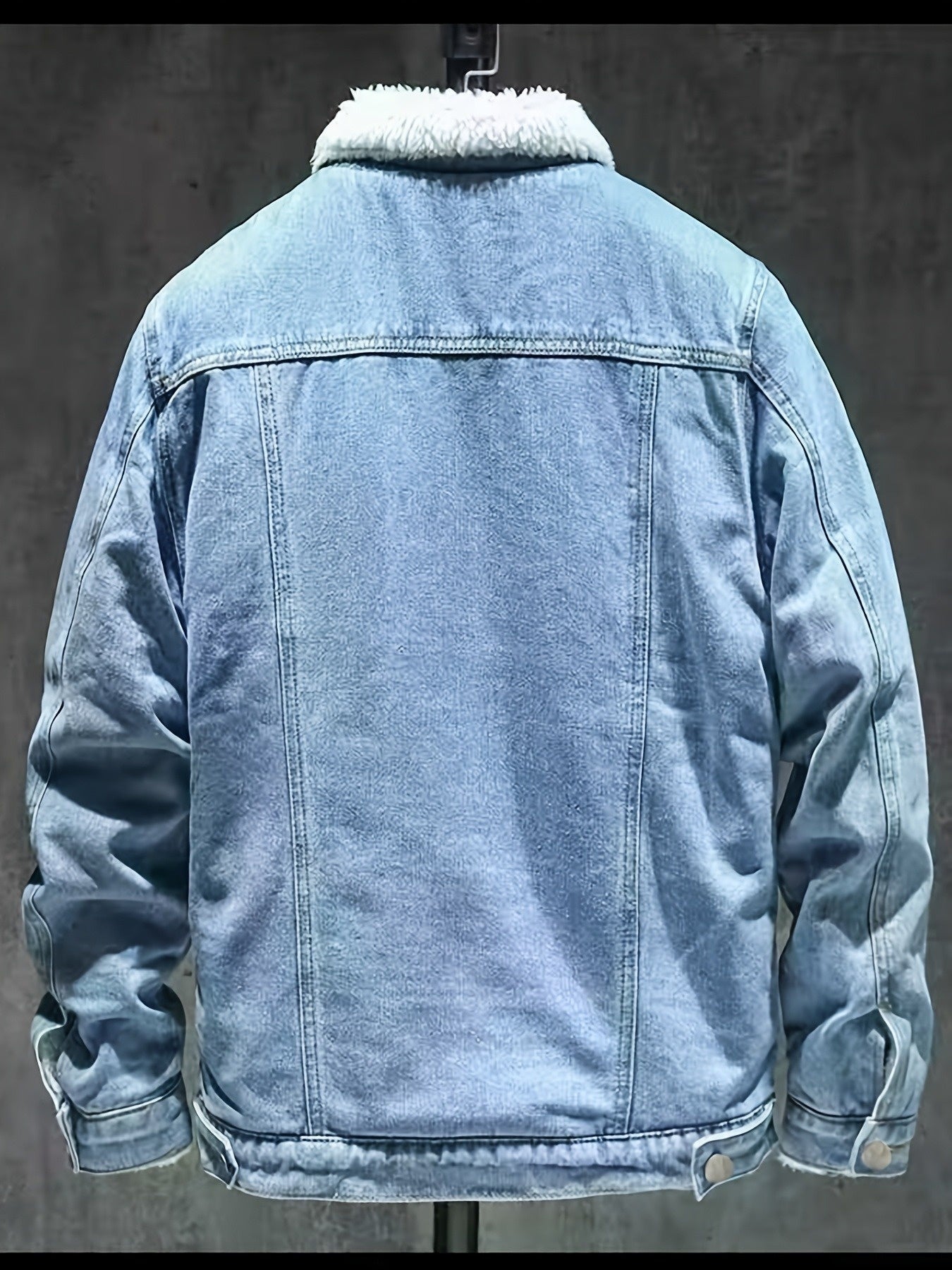 Milan™ | Cozy Winter Denim Jacket – view 5