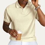 The Ridgebrook Men’s Textured Button Up Casual Polo Shirt – view 10