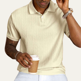 The Ridgebrook Men’s Textured Button Up Casual Polo Shirt – view 10