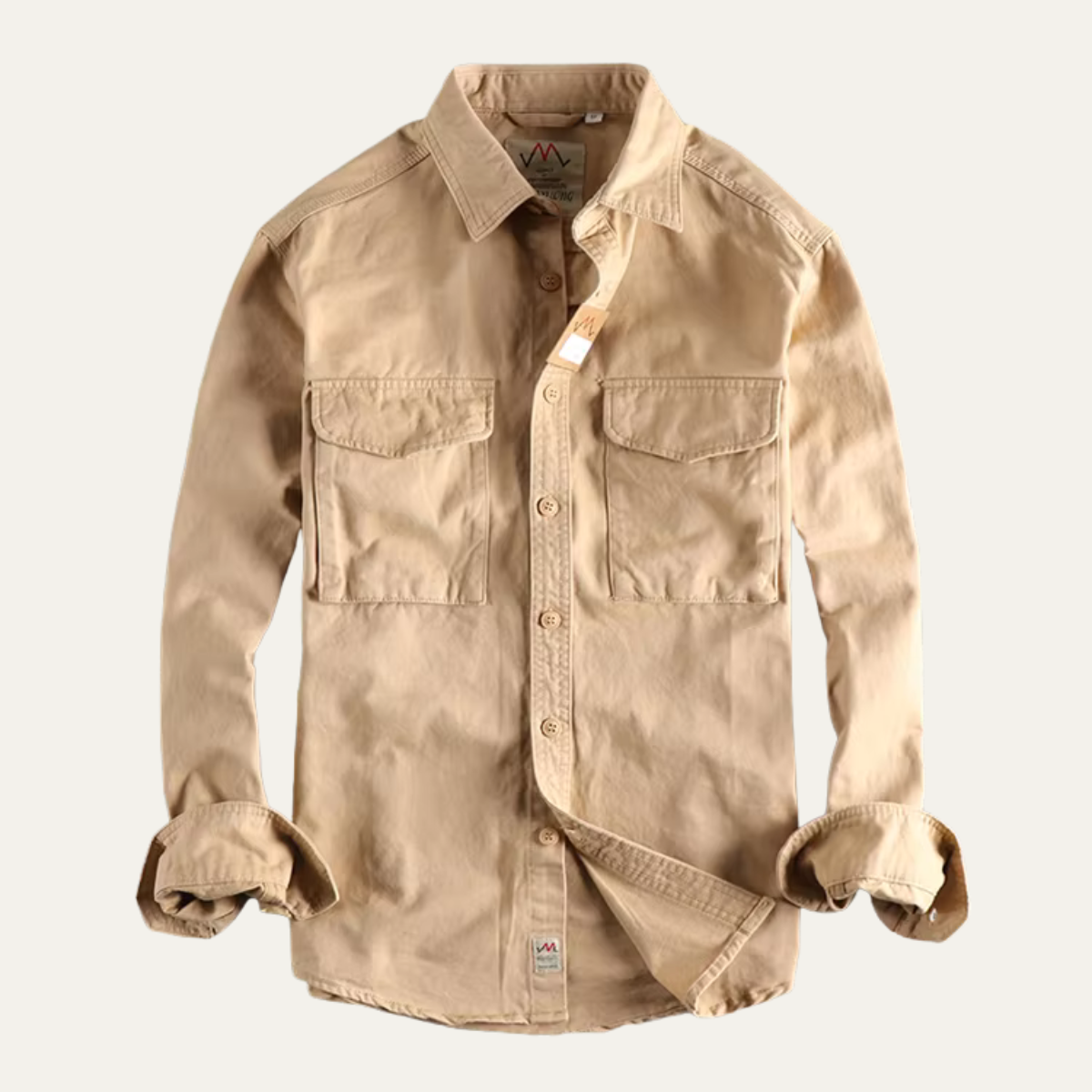 The Hartwell Men's Safari Style Button-Up Casual Shirt – view 10