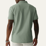 The Oakridge Hill Men’s Classic Textured Summer Polo Shirt – view 10