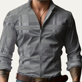 The Ashridge Men’s Classic Plaid Button-Down Casual Shirt – view 3