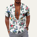 The Glencrest Park Men’s Timeless Tropical Coconut Print Hawaiian Beach Shirt – view 3