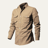 The Brookwater Men’s Retro Solid Button-Up Shirt – view 11