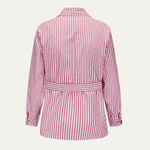 The Bramblewood Men’s Streetwear Striped Button-Down Shirt with Pockets – view 11