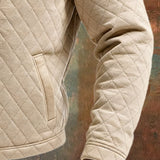 Filip | Beige Puffer Jacket Featuring Details – view 3