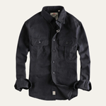 The Hillston Men’s Vintage Washed Utility Casual Shirt Jacket – view 12