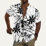 The Glencrest Park Men’s Timeless Tropical Coconut Print Hawaiian Beach Shirt – view 5