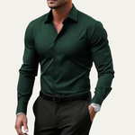 The Hawthorne Men’s Stretch Button Up Slim Fit Dress Shirt – view 2