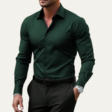 The Hawthorne Men’s Stretch Button Up Slim Fit Dress Shirt – view 2