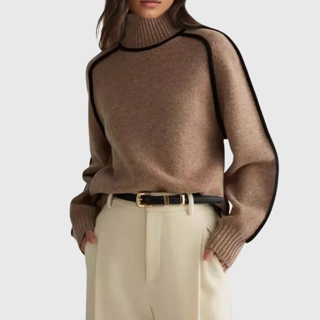 Sandrine | Chic Roll Neck Sweater