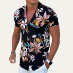 The Pinebrook Hill Men’s Tropical Coconut Print Hawaiian Beach Shirt – view 3