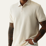 The Windlawn Men’s Casual Textured Summer Polo Shirt – view 3