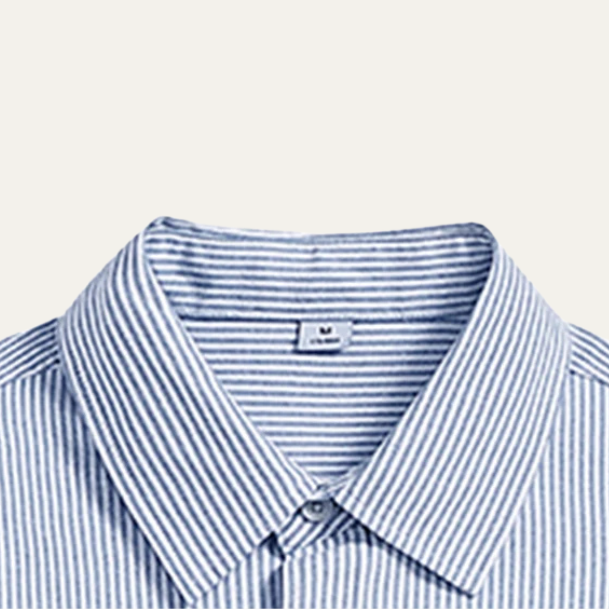 The Tenerife Men's Striped Shirt with Classic Collar and Pocket – view 3