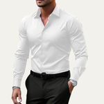 The Hawthorne Men’s Stretch Button Up Slim Fit Dress Shirt – view 6