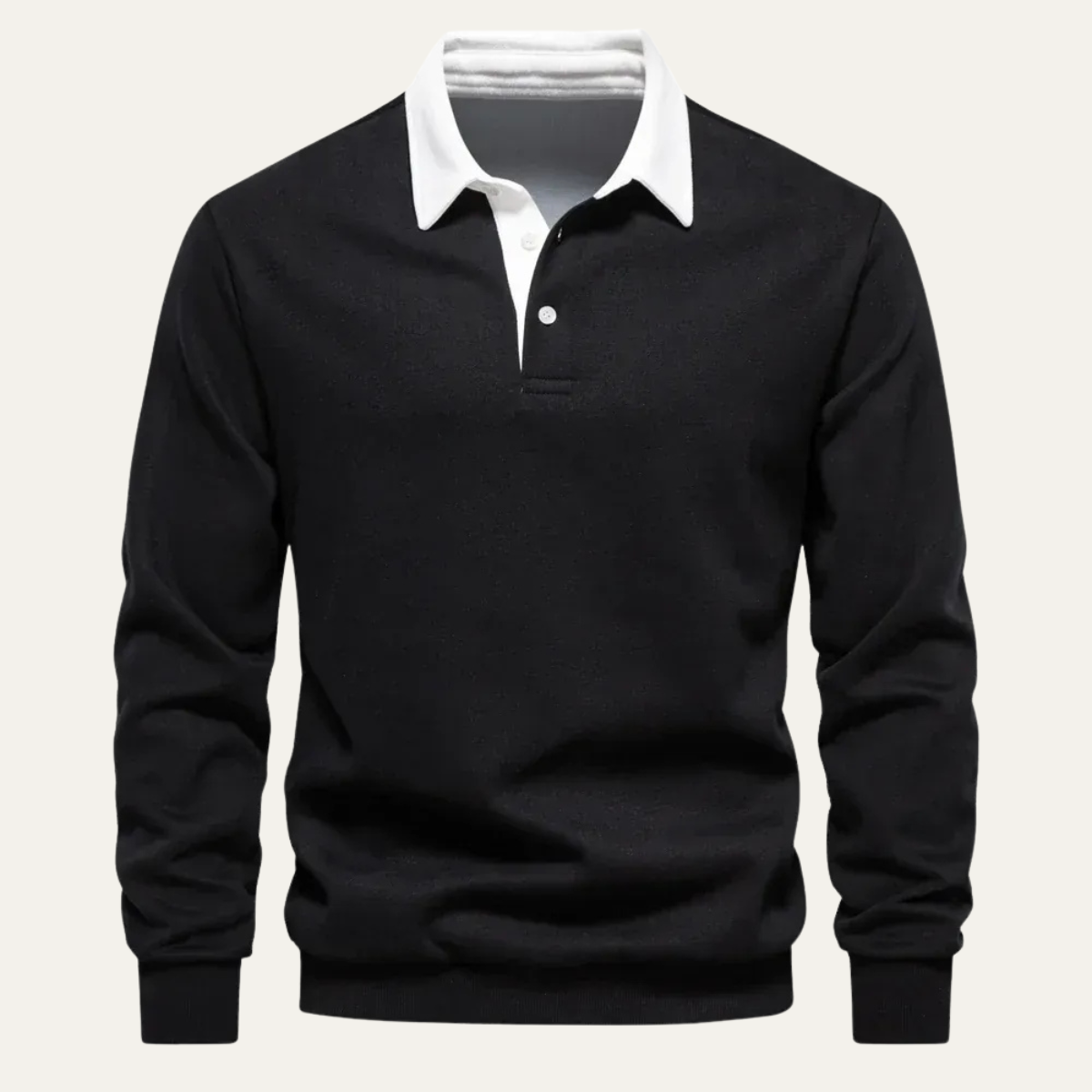 The Chelsea Men’s Long Sleeve Polo – Classic Knit Shirt – view 12