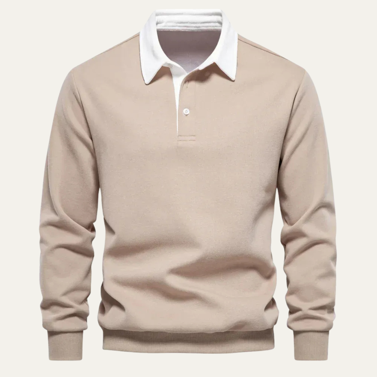 The Chelsea Men’s Long Sleeve Polo – Classic Knit Shirt
