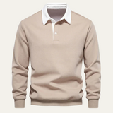 The Chelsea Men’s Long Sleeve Polo – Classic Knit Shirt