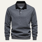 The Chelsea Men’s Long Sleeve Polo – Classic Knit Shirt – view 5