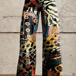 Béatrice | Flowing Bohemian Wide-Leg Trousers