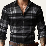 The Ashridge Men’s Classic Plaid Button-Down Casual Shirt – view 7