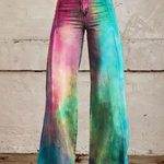 Hélène | Bohemian Textured Trousers