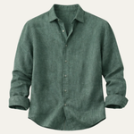 The Meadowfall Men’s Casual Loose Fit Button-Up Shirt