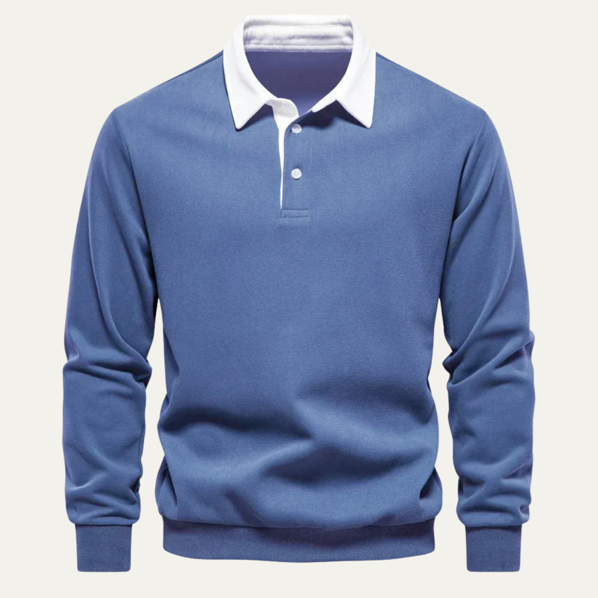 The Chelsea Men’s Long Sleeve Polo – Classic Knit Shirt – view 7