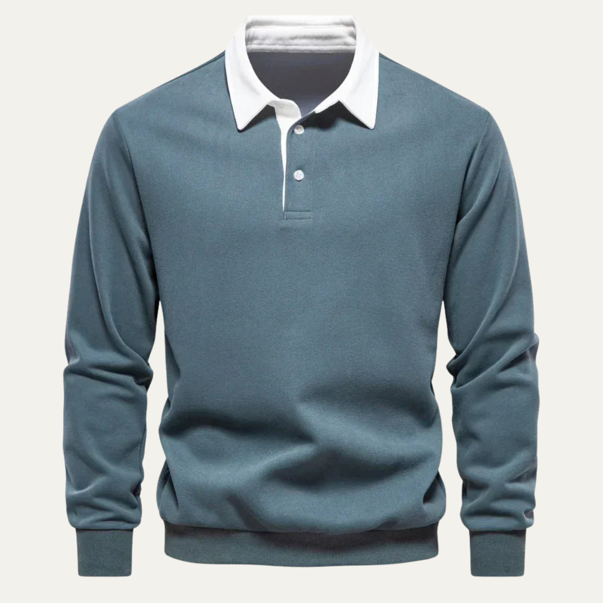 The Chelsea Men’s Long Sleeve Polo – Classic Knit Shirt – view 9