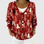 Duana button-front knit cardigan for women | Ellie Dublin
