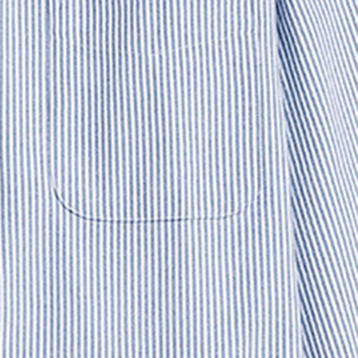 The Tenerife Men's Striped Shirt with Classic Collar and Pocket – view 5