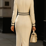 Sylvie | Midi Dress with Button Details – view 5