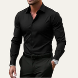 The Hawthorne Men’s Stretch Button Up Slim Fit Dress Shirt – view 10