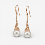 Classic Gold Pearl Earrings
