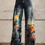 Monique | Complimentary Patterned Trousers