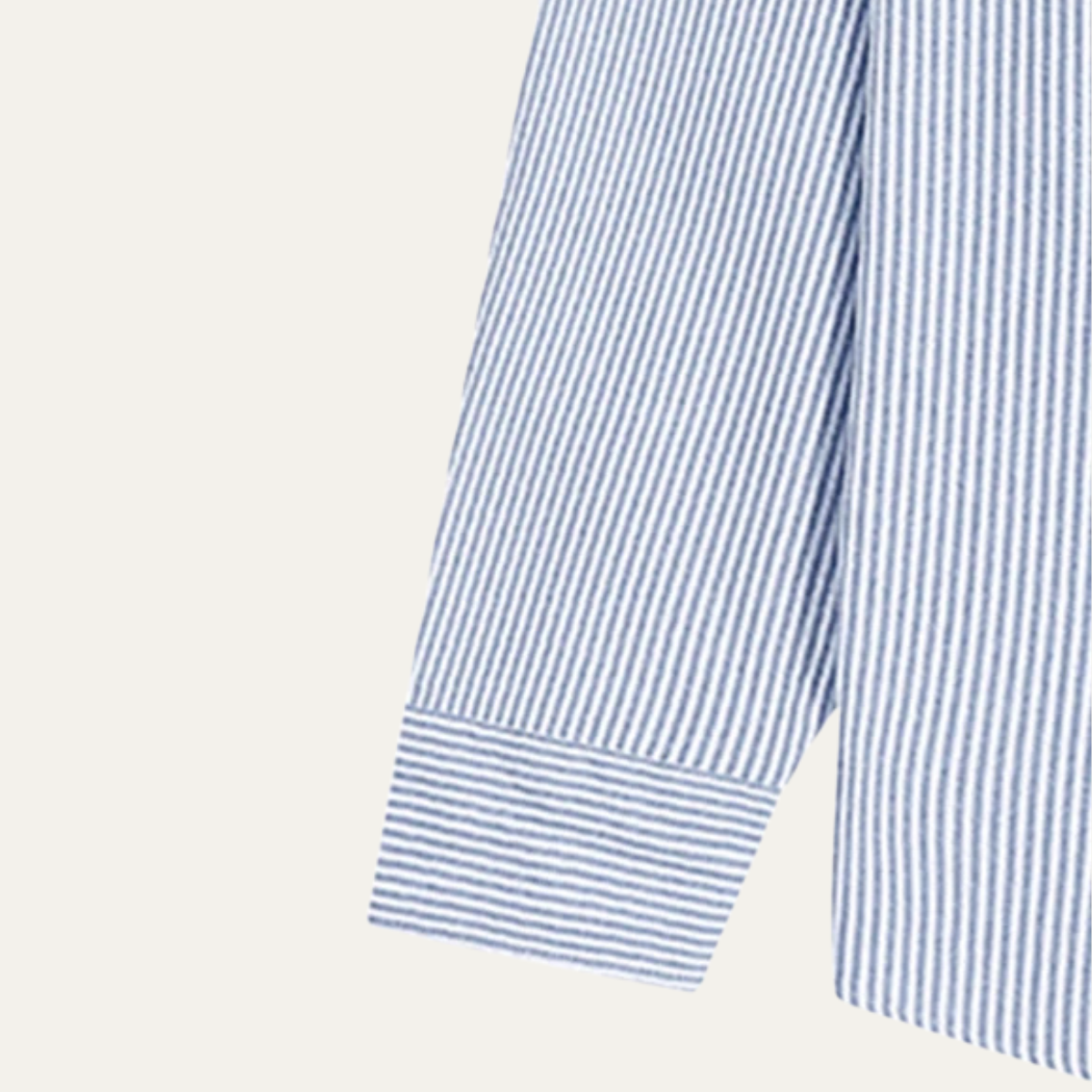 The Tenerife Men's Striped Shirt with Classic Collar and Pocket – view 6
