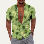 The Pinebrook Hill Men’s Tropical Coconut Print Hawaiian Beach Shirt – view 5