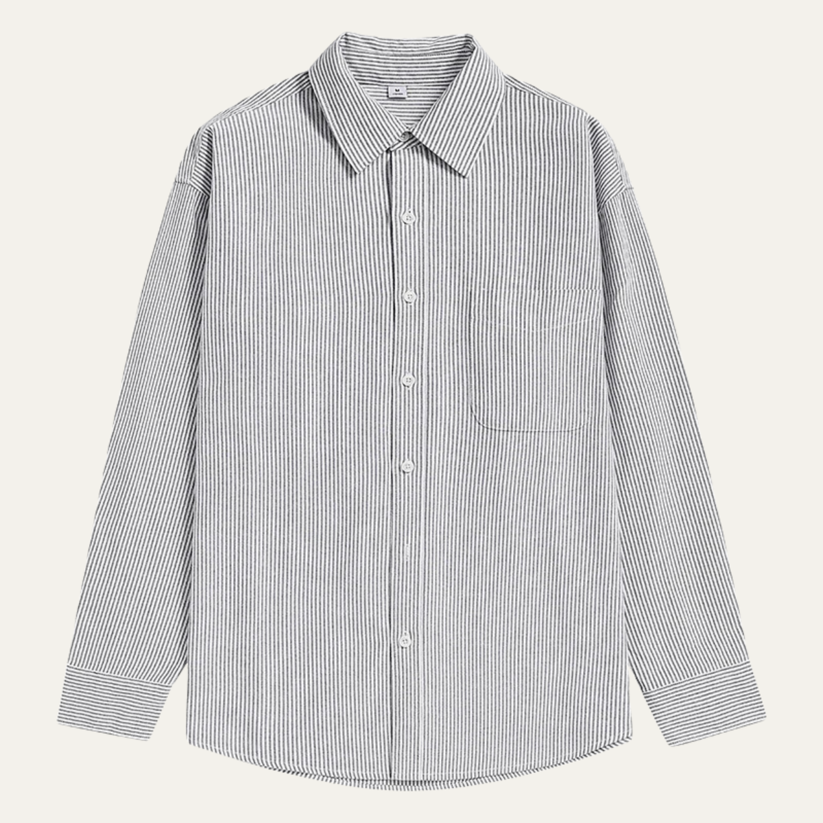 The Tenerife Men's Striped Shirt with Classic Collar and Pocket – view 7
